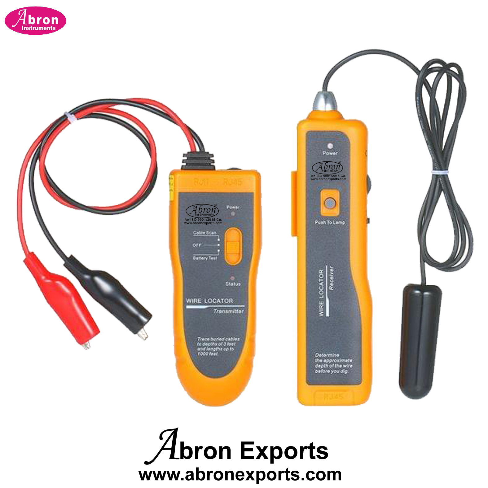 Cable Fault Locator Digital Portable Handy With Connecting Wires Abron AE-1217CD 